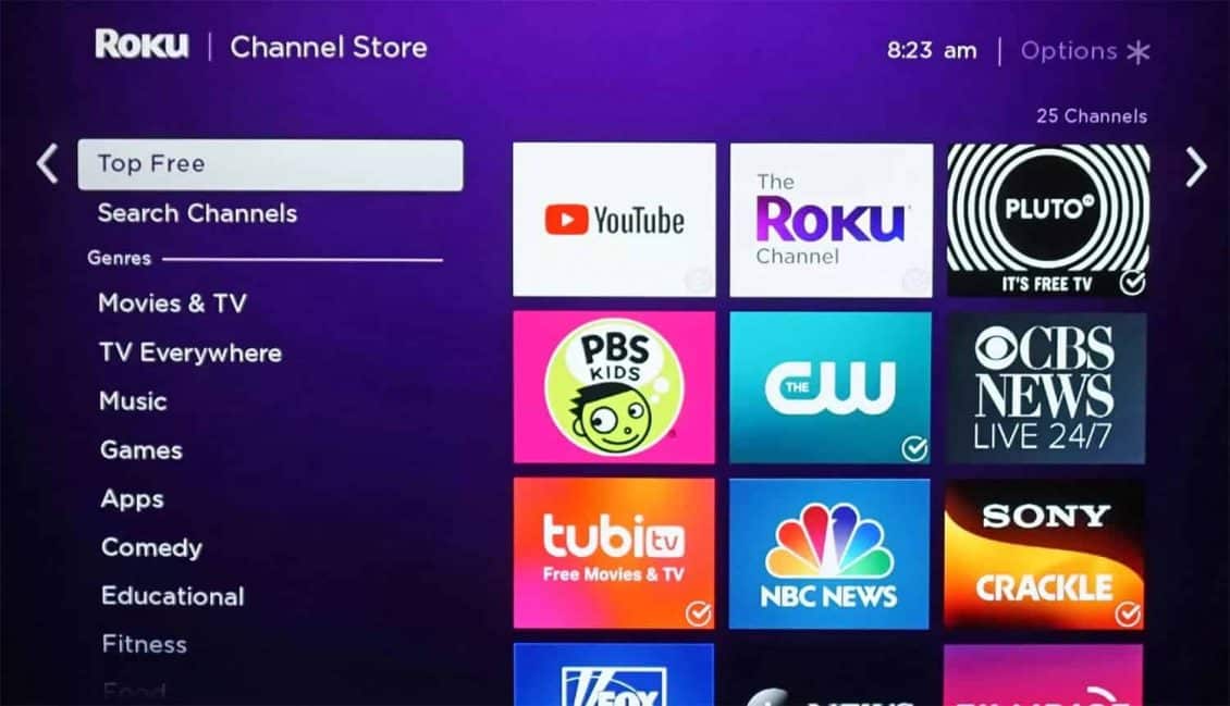 صورة لـ مجموعة من النصائح والحيل على Roku لجعل حياتك أسهل | roku-top-free-channels-a-5b0c4504a474be0037347eac-min-DzTechs