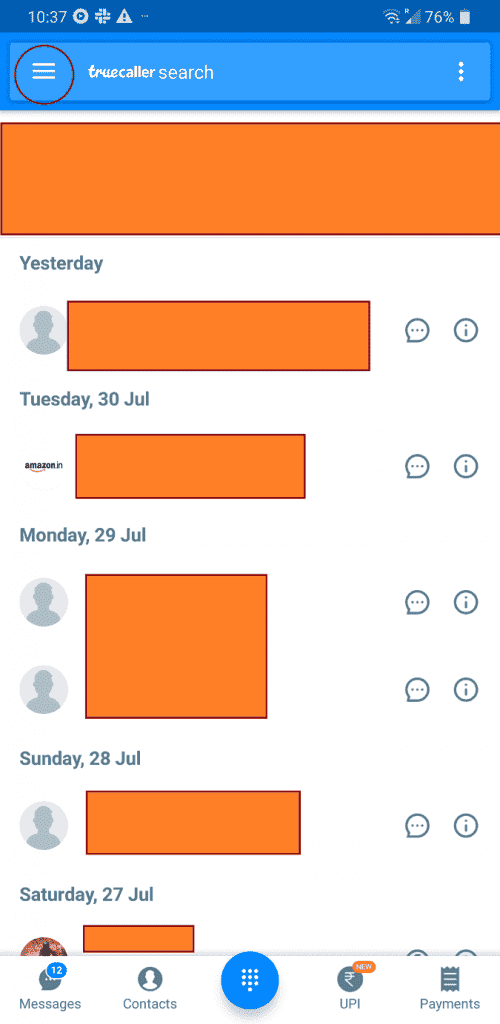 صورة لـ كيفية إزالة البحث عن رقم الهاتف الخاص بك من Truecaller ؟ | step1a-1-500x1024-min-DzTechs