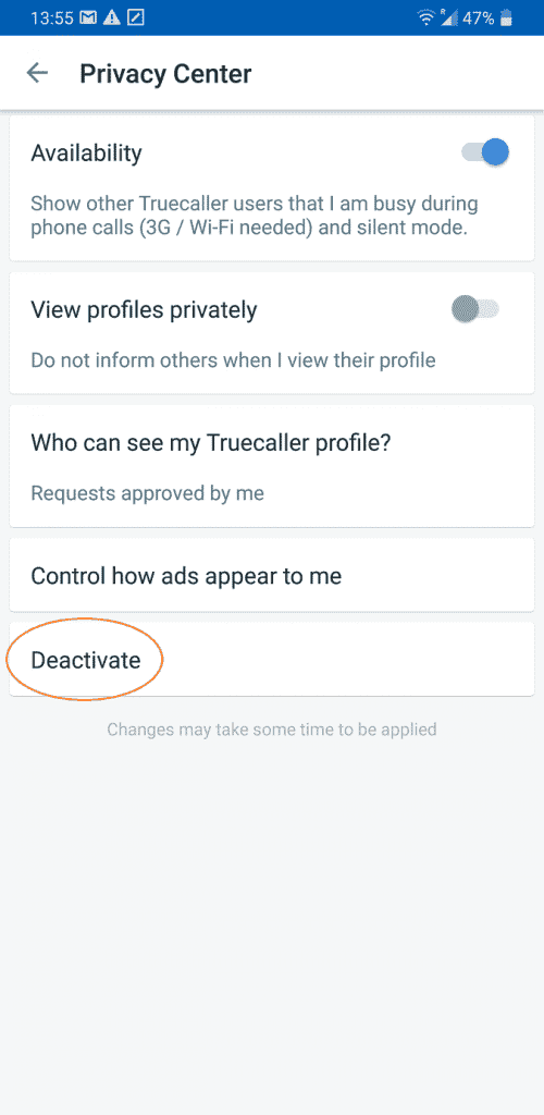 صورة لـ كيفية إزالة البحث عن رقم الهاتف الخاص بك من Truecaller ؟ | step1d-500x1024-min-DzTechs