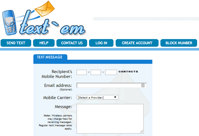 صورة لـ أفضل المواقع لإرسال رسائل نصية مجانية من الكمبيوتر إلى الهواتف المحمولة (SMS) | textem-670x457-min-DzTechs