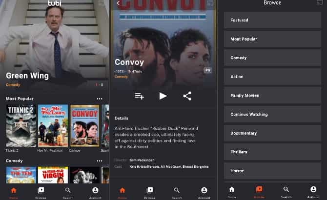 صورة لـ أفضل تطبيقات الأفلام المجانية لمشاهدة الأفلام عبر الإنترنت لجميع المنصات | tubi-tv-screenshots-min-DzTechs