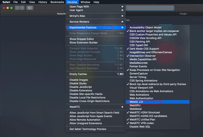 صورة لـ ما هو WebGL وكيفية تمكينه على أي متصفح | web-gl-enable-in-safari-min-DzTechs