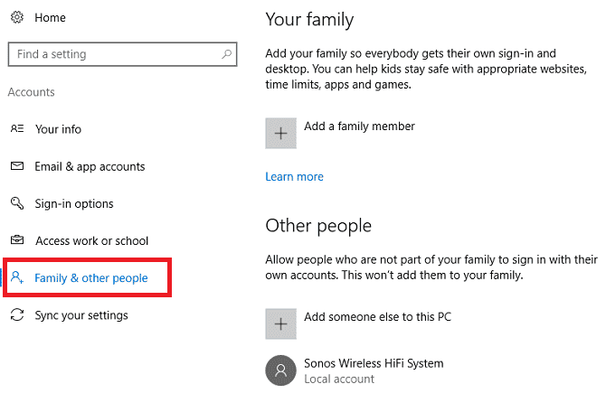 صورة لـ كيفية حظر المواد و المواقع الإباحية على Windows – مجانًا | windows-10-settings-family-min-DzTechs