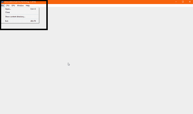 صورة لـ كيفية استخدام Xenia – أفضل محاكي Xbox 360 لنظام Windows 10 | xenia-ui-min-DzTechs