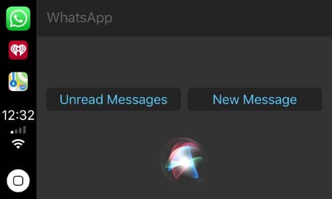 صورة لـ أفضل تطبيقات Apple CarPlay لـ iPhone للإستمتاع بها أثناء القيادة | 08-CarPlay-WhatsApp-App-min-DzTechs