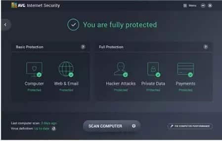 صورة لـ تنزيل AVG 2023 : Free Antivirus + Internet Security + Ultimate | 2-11-min-DzTechs