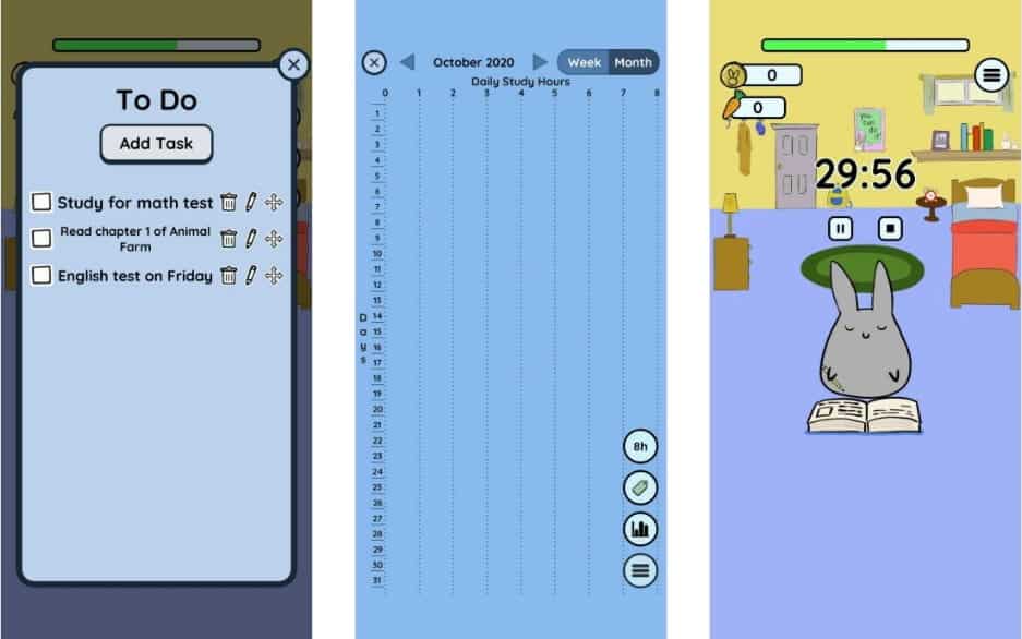 صورة لـ أفضل تطبيقات التخطيط للدراسة لجميع الطلاب لأجهزة iOS و Android | 8._Study_Bunny_Focus_Timer-gopsfjgs