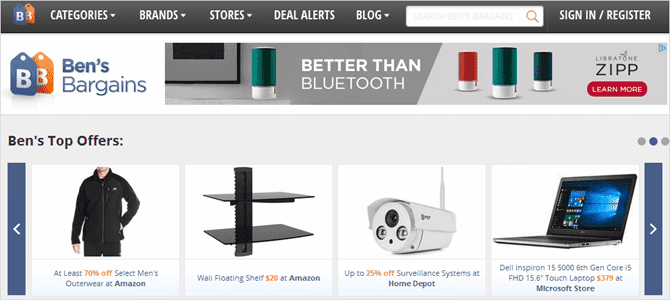 صورة لـ أفضل مواقع الصفقات والعروض التي هي أرخص من موقع eBay | BensBargains-web-min-DzTechs