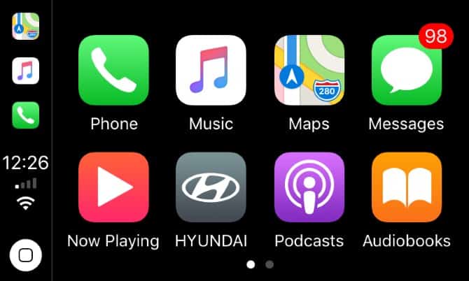 صورة لـ أفضل تطبيقات Apple CarPlay لـ iPhone للإستمتاع بها أثناء القيادة | CarPlay-Home-min-DzTechs