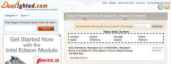 صورة لـ أفضل مواقع الصفقات والعروض التي هي أرخص من موقع eBay | Dealighted-web-min-DzTechs