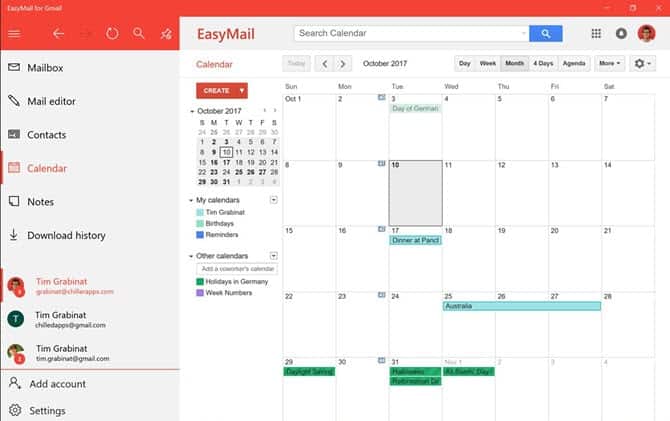 صورة لـ أفضل تطبيقات التقويم التي يمكن أن تجدها في متجر Microsoft | EasyMail-for-Gmail-min-DzTechs