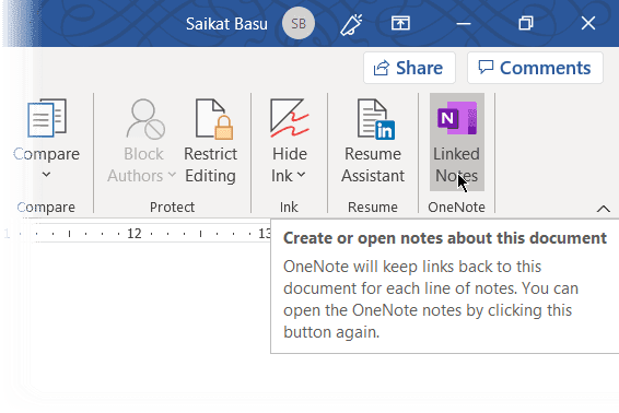 صورة لـ كيفية إنشاء الخرائط الذهنية على Microsoft Word | Linked-Notes-in-Word-min-DzTechs
