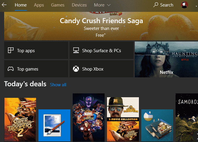 صورة لـ مُقارنة بين تطبيقات سطح المكتب و تطبيقات Microsoft Store : ما التي يجب عليك تنزيلها؟ | Microsoft-Store-Home-min-DzTechs