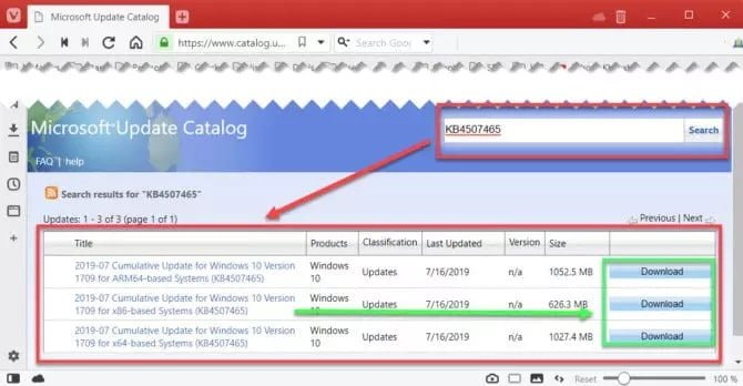 صورة لـ كيفية تنزيل أي تحديث تراكمي لنظام التشغيل Windows 10 مباشرةً | Microsoft-Update-Catalog-670x348-min-DzTechs