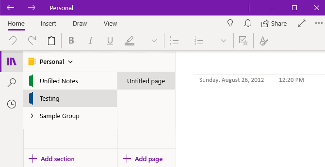 صورة لـ مُقارنة بين تطبيقات سطح المكتب و تطبيقات Microsoft Store : ما التي يجب عليك تنزيلها؟ | OneNote-Store-Version-min-DzTechs