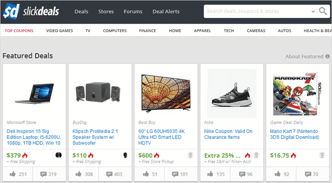 صورة لـ أفضل مواقع الصفقات والعروض التي هي أرخص من موقع eBay | Slickdeals-web-min-DzTechs