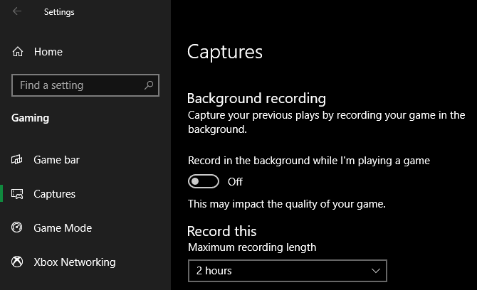 صورة لـ كيفية إصلاح مشكلات انخفاض FPS الخاص بالألعاب في Windows | Windows-10-Disable-Game-Recording-min-DzTechs
