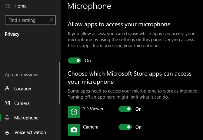 صورة لـ مُقارنة بين تطبيقات سطح المكتب و تطبيقات Microsoft Store : ما التي يجب عليك تنزيلها؟ | Windows-10-Privacy-Settings-min-DzTechs