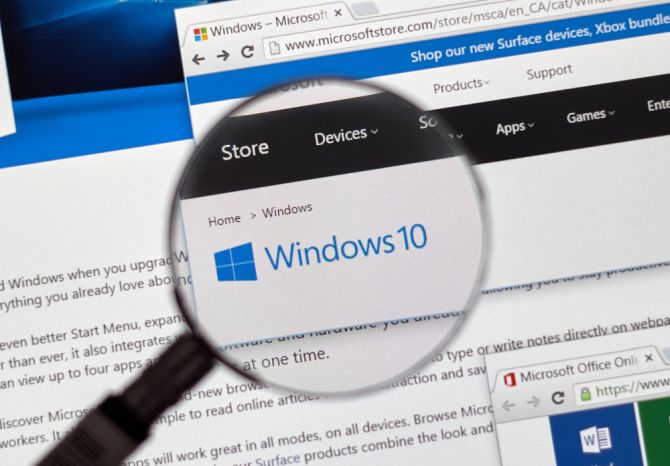 صورة لـ أي نظام تشغيل يجب عليك اختياره لجهاز الكمبيوتر الجديد | Windows-10-magnifying-glass-security-min-DzTechs