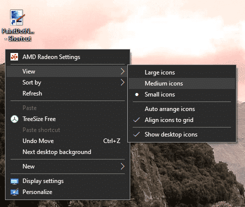 صورة لـ كيفية تخصيص أي أيقونة موجودة في Windows 10 | Windows-Desktop-Icon-File-Size-min-DzTechs