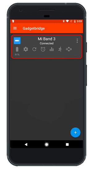 صورة لـ كيفية استخدام Mi Band و Amazefit الخاصة بك دون تطبيق Mi Fit | band-paired-with-phone-min-DzTechs
