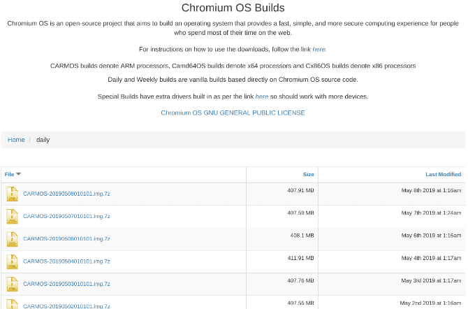 صورة لـ كيفية تشغيل Google Chrome OS من محرك أقراص USB | boot-chrome-os-from-usb-chromium-os-builds-arnoldthebat-min-DzTechs