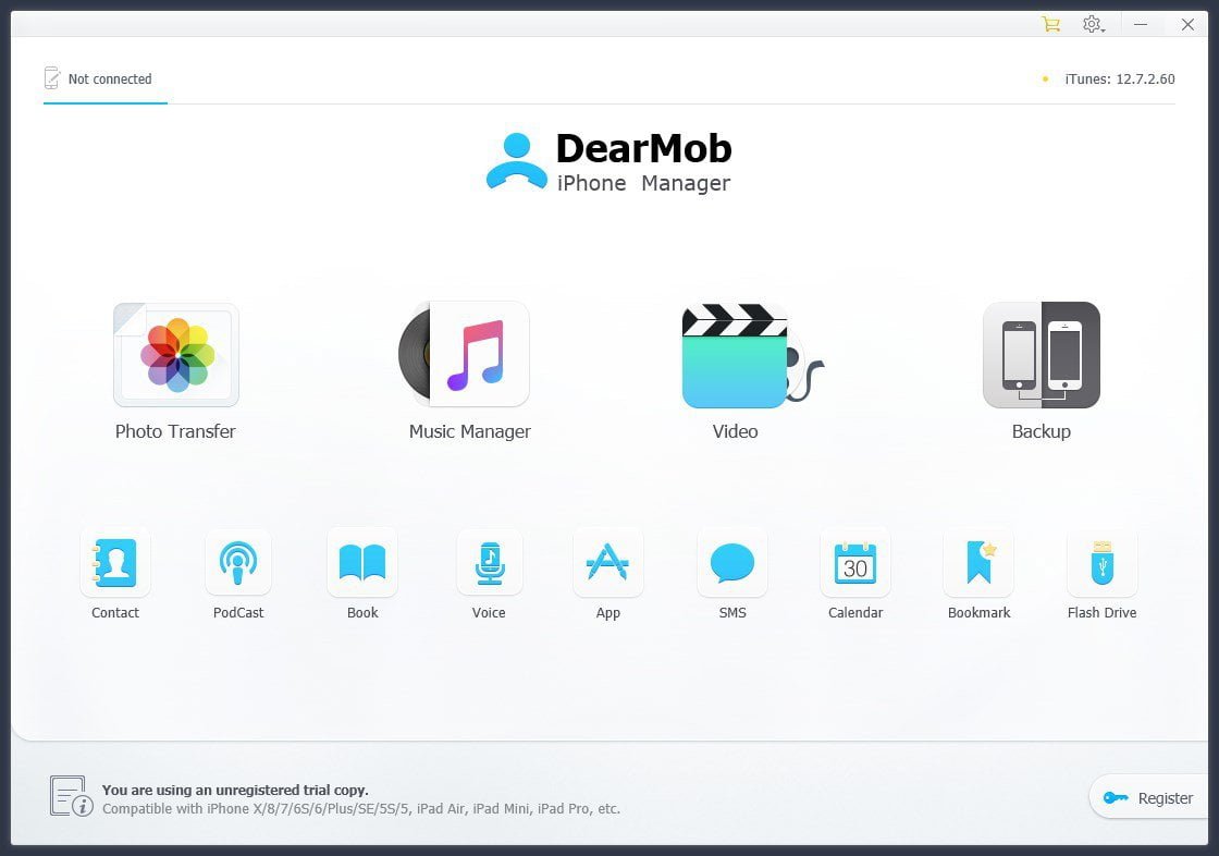صورة لـ أفضل بدائل iTunes لنظام التشغيل Windows و Mac و Linux | dearmob-iphone-manager-21005-1-DzTechs