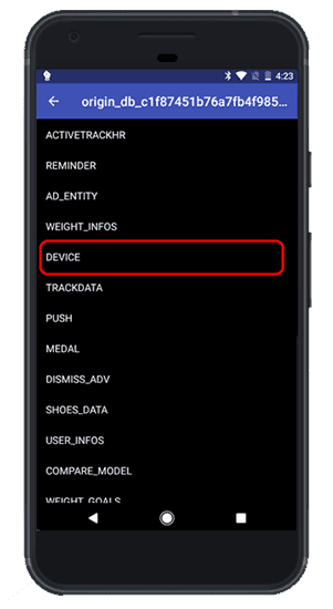 صورة لـ كيفية استخدام Mi Band و Amazefit الخاصة بك دون تطبيق Mi Fit | device-table-in-the-database-min-DzTechs