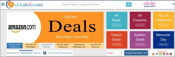 صورة لـ أفضل مواقع الصفقات والعروض التي هي أرخص من موقع eBay | eDealinfoWebsite-web-min-DzTechs