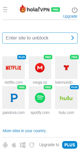 صورة لـ أفضل إضافات VPN المجانية لـ Google Chrome | hola-vpn-264x500-min-DzTechs