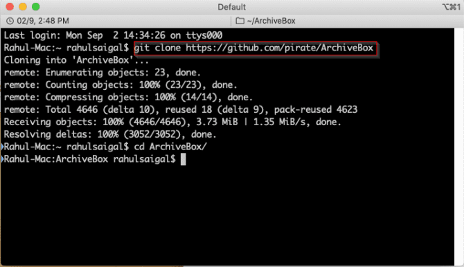 صورة لـ كيفية إنشاء تطبيق القراءة لاحقًا ذاتي الاستضافة لحفظ مختلف مواقع الويب | install-archivebox-min-DzTechs