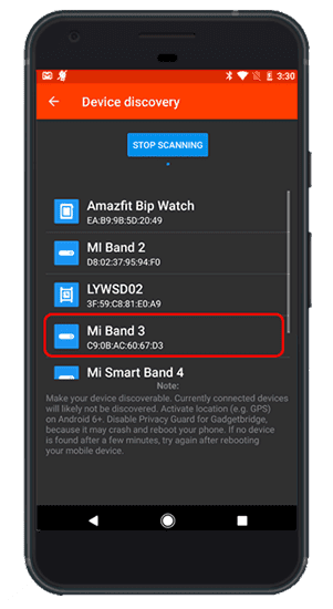 صورة لـ كيفية استخدام Mi Band و Amazefit الخاصة بك دون تطبيق Mi Fit | mi-band-3-discovery-min-DzTechs