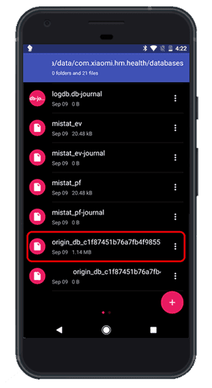 صورة لـ كيفية استخدام Mi Band و Amazefit الخاصة بك دون تطبيق Mi Fit | mi-band-db-file-min-DzTechs