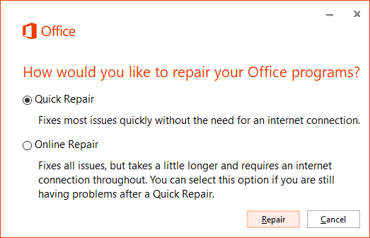 صورة لـ كيفية إصلاح بحث Outlook الذي لا يعمل بخطوات بسيطة | microsoft-office-repair-office-troubleshoot-min-DzTechs