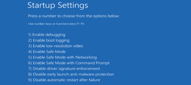 صورة لـ كيفية إصلاح خطأ شاشة الموت السوداء في Windows 10 | muo-windows-safemode-startup-min-DzTechs