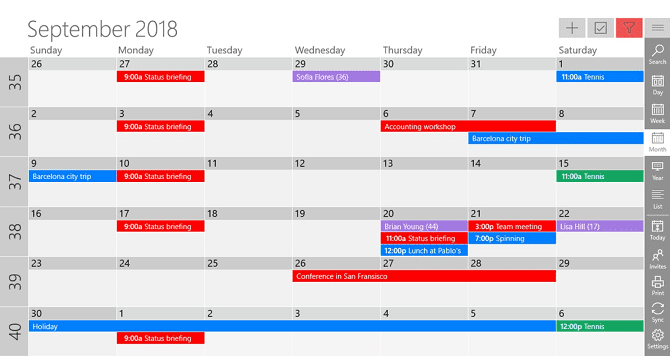 صورة لـ أفضل تطبيقات التقويم التي يمكن أن تجدها في متجر Microsoft | one-calendar-670x356-min-DzTechs
