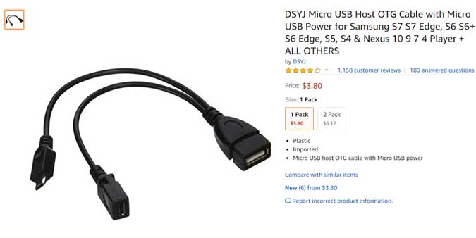 صورة لـ كيفية تثبيت التطبيقات على Amazon FireStick بمجموعة من الطرق | otg-min-DzTechs