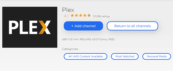 صورة لـ أسباب تجعلك لا تحتاج إلى إشتراك Plex Pass | plex-roku-app-670x277-min-DzTechs