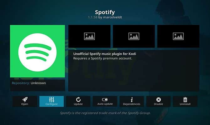 صورة لـ كيفية الاستماع إلى Spotify على Kodi بخطوات بسيطة | spotify-for-kodi-configure-add-on-670x400-min-DzTechs