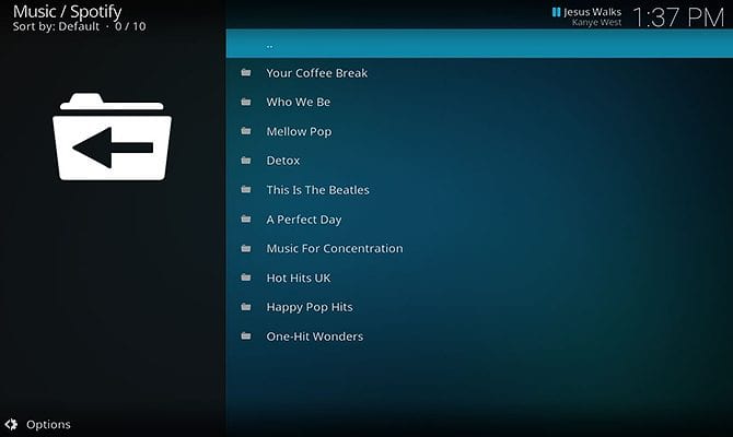 صورة لـ كيفية الاستماع إلى Spotify على Kodi بخطوات بسيطة | spotify-for-kodi-explore-playlists-670x400-min-DzTechs