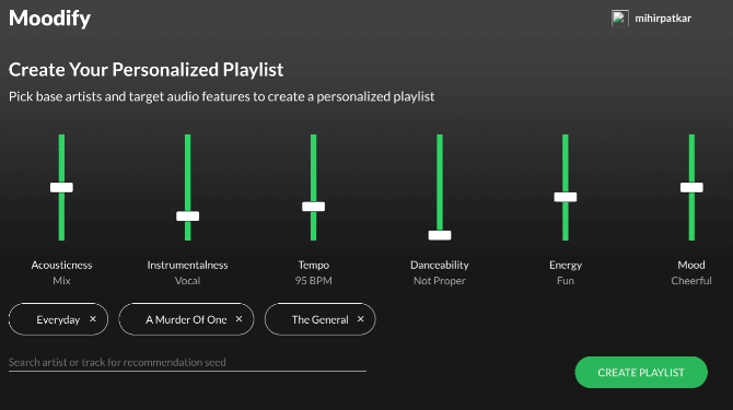 صورة لـ أفضل تطبيقات الويب لتحسين تجربتك على Spotify | spotify-sites-apps-discover-music-playlists-moodify-DzTechs