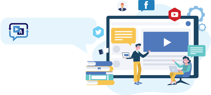 صورة لـ كيفية دبلجة فيديو YouTube بنقرة زر واحدة بلغتك المفضلة | vidscribe-AI-box-min-DzTechs