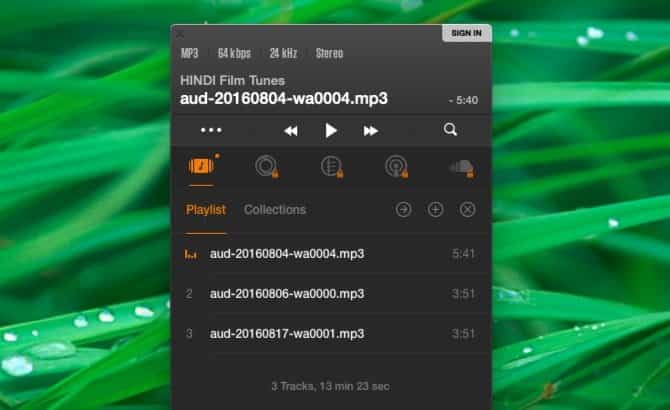 صورة لـ أفضل تطبيقات macOs لتثبيتها على الـ MacBook أو الـ iMac | vox-music-player-min-DzTechs