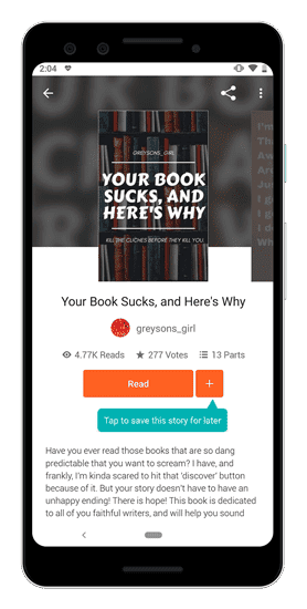 صورة لـ أفضل تطبيقات الكتابة الإبداعية لأجهزة Android و iOS | wattpad-min-DzTechs