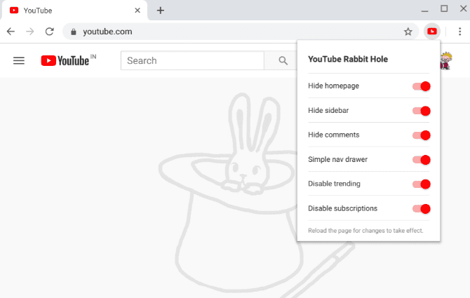 صورة لـ حيل على YouTube لكسر القيود وجعل YouTube مرح مرة أخرى | youtube-apps-youtube-rabbit-hole-chrome-min-DzTechs