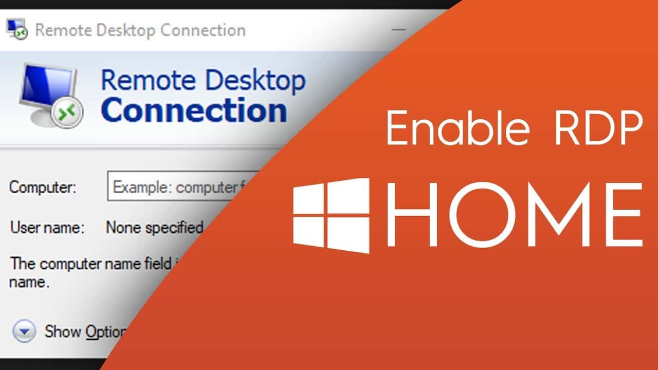 صورة لـ كيفية تمكين ميزة Remote Desktop (RDP) في Windows 10 Home | 1_maxresdefault-min-DzTechs