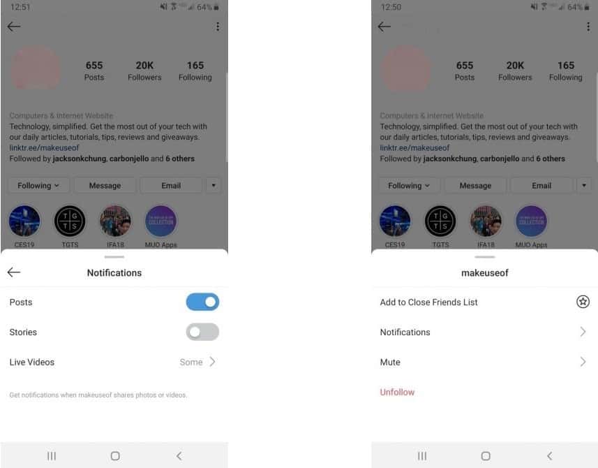 صورة لـ الأشياء التي لم تعرف أنك تستطيع القيام بها على Instagram | 2_Screenshot_1-min-DzTechs