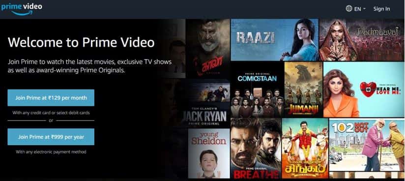 صورة لـ أفضل تطبيقات Samsung Smart TV التي يجب أن تُجربها في عام 2023 | Amazon-Prime-Video-min-DzTechs