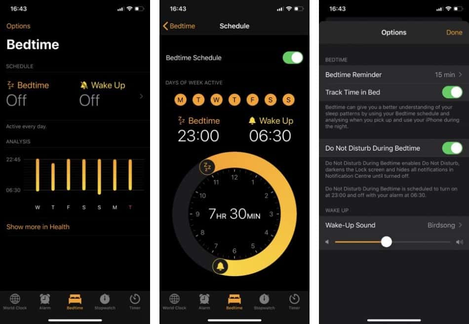 صورة لـ كيفية النوم بشكل أفضل مع إعدادات iPhone وبعض التعديلات | Bedtime-min-DzTechs