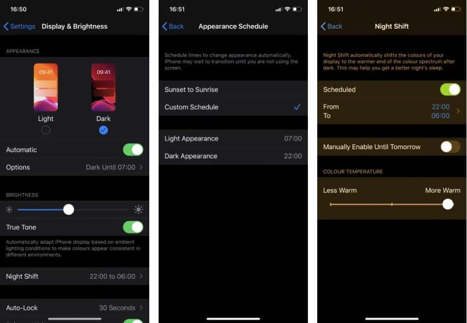 صورة لـ كيفية النوم بشكل أفضل مع إعدادات iPhone وبعض التعديلات | Dark2BMode-min-DzTechs